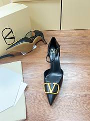 Fortok Fortok Valentino Garavani VLogo Signature slingback pumps Black 8cm - 6