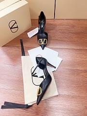 Fortok Fortok Valentino Garavani VLogo Signature slingback pumps Black 8cm - 5