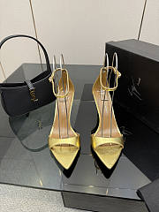 Fortok Giuseppe Zanotti Shiny Gold Heels sandals 9cm - 1