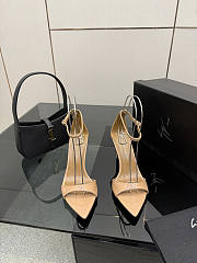 Fortok Giuseppe Zanotti Shiny Nude Heels sandals 9cm - 1