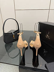 Fortok Giuseppe Zanotti Shiny Nude Heels sandals 9cm - 6
