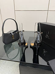 Fortok Giuseppe Zanotti Shiny Black Heels sandals 9cm  - 6