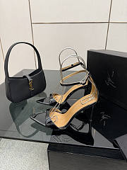 Fortok Giuseppe Zanotti Shiny Black Heels sandals 9cm  - 2