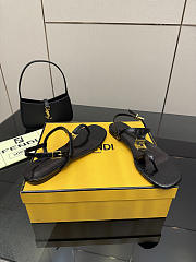 Fortok Fendi FFold thong sandals Black - 6