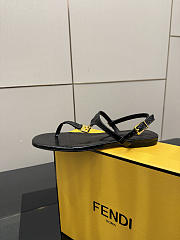 Fortok Fendi FFold thong sandals Black - 3