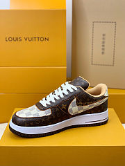 Fortok Louis Vuitton x Nike Air Force 1 Low Brown Monogram - 5