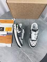 Fortok Louis Vuitton x Nike Air Force 1 Low Black Monogram - 6