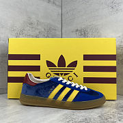 Fortok adidas x Gucci Gazelle Blue - Yellow - 1