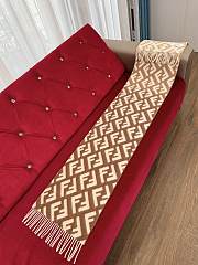 Fortok Fendi FF Scarf Brown 35 x180cm - 4