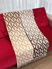 Fortok Fendi FF Scarf Brown 35 x180cm - 3
