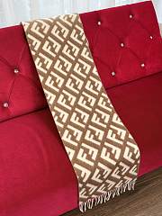 Fortok Fendi FF Scarf Brown 35 x180cm - 2