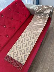 Fortok Fendi FF Scarf Light Brown 35 x180cm - 6