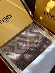 Fortok Fendi FF Scarf Light Brown 35 x180cm - 5