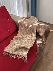 Fortok Fendi FF Scarf Light Brown 35 x180cm - 3