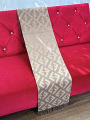 Fortok Fendi FF Scarf Light Brown 35 x180cm - 2