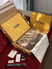 Fortok Fendi FF Scarf Light Brown 35 x180cm - 1