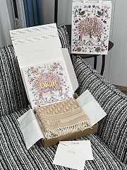 Fortok Dior Scarf Oblique Brown 45*200cm  - 1