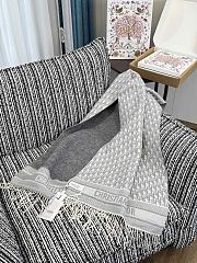 Fortok Dior Scarf Oblique Grey 45*200cm - 2