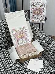 Fortok Dior Scarf Oblique Dark Brown 45*200cm - 1