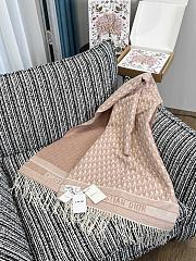 Fortok Dior Scarf Oblique Dark Brown 45*200cm - 6