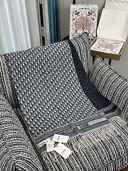 Fortok Dior Scarf Oblique Blue 45*200cm  - 4