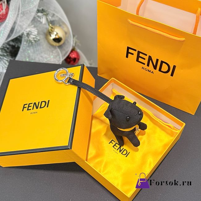Fortok Fendi Ito dog-shaped Charm Black - 1