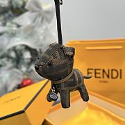 Fortok Fendi Ito dog-shaped Charm FF Brown - 4