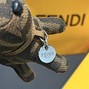 Fortok Fendi Ito dog-shaped Charm FF Brown - 2
