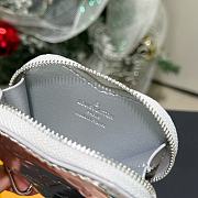 Fortok Louis Vuitton Limited Edition Monogram Miroir Heart Coin Purse Silver monogram vinyl - 4