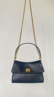 Fortok Balenciaga Rodeo Bag With Chain Nano Black 16*10*4.5cm - 1