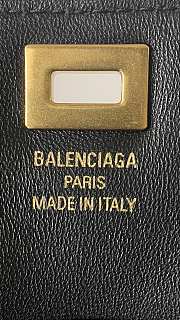 Fortok Balenciaga Rodeo Bag With Chain Nano Black 16*10*4.5cm - 5