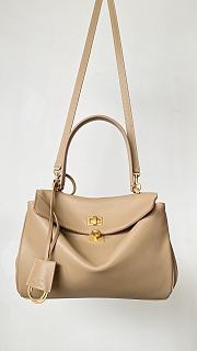 Fortok Balenciaga Rodeo Bag With Chain Beige 28.9*20*10cm - 1