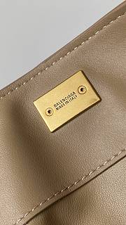 Fortok Balenciaga Rodeo Bag With Chain Beige 28.9*20*10cm - 3