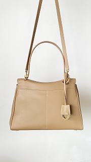 Fortok Balenciaga Rodeo Bag With Chain Beige 35*23.3*11cm - 6