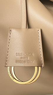 Fortok Balenciaga Rodeo Bag With Chain Beige 35*23.3*11cm - 5