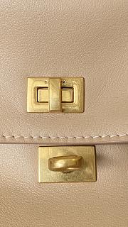 Fortok Balenciaga Rodeo Bag With Chain Beige 35*23.3*11cm - 2