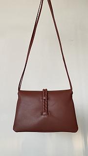 Fortok Bottega Veneta Liberta Burgundy 27.5*18.5*6cm - 6