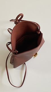 Fortok Bottega Veneta Liberta Burgundy 27.5*18.5*6cm - 4