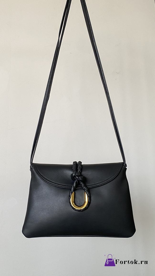Fortok Bottega Veneta Liberta Black 27.5*18.5*6cm - 1