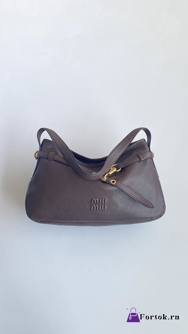 Fortok Miu Miu Aventure Nappa Brown 40*24*9cm - 1