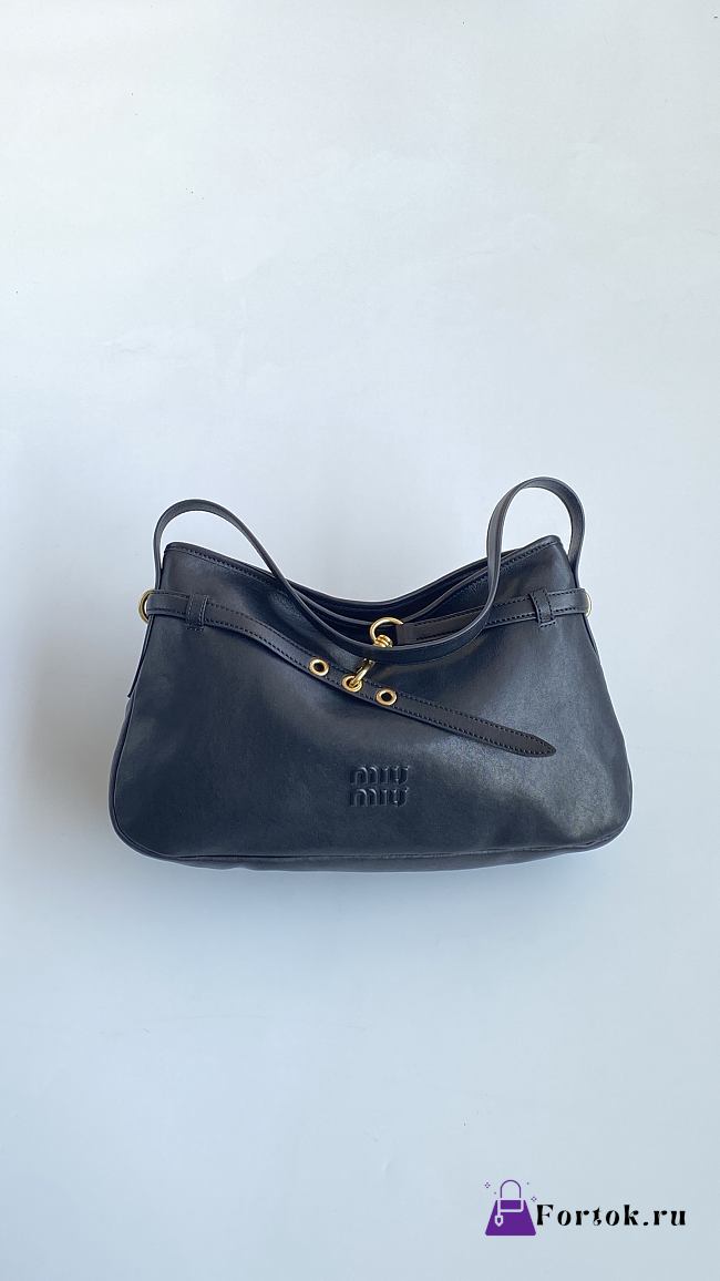 Fortok Miu Miu Aventure Nappa Black 40*24*9cm - 1