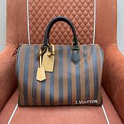 Fortok Louis Vuitton Speedy P9 Bandoulière 40 bag Stripe Brown 40 x 26 x 23CM - 2