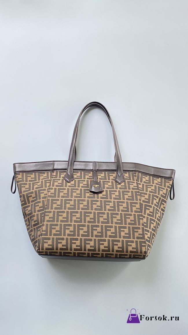 Fortok Fendi Origami Tote bag FF Brown 32.5*32.5*27.5cm - 1