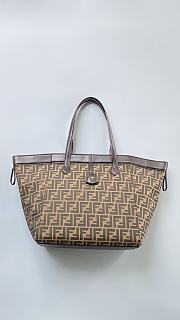 Fortok Fendi Origami Tote bag FF Brown 32.5*32.5*27.5cm - 1
