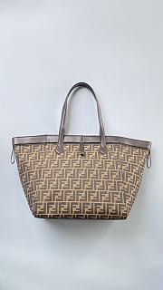 Fortok Fendi Origami Tote bag FF Brown 32.5*32.5*27.5cm - 3