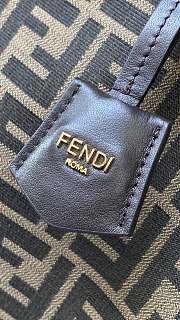 Fortok Fendi Origami Tote bag FF Brown 32.5*32.5*27.5cm - 2