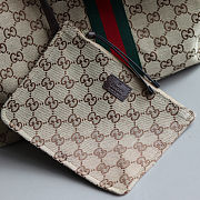 Fortok Gucci Giglio large tote bag Brown GG 60×47×16cm - 2