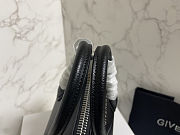 Fortok Givenchy Small Antigona bag in black grained goatskin leather 23cm - 6