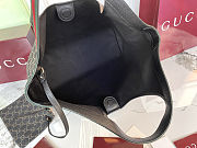 Fortok Gucci Giglio large tote bag Black GG 60×47×16cm - 3