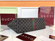Fortok Gucci Giglio large tote bag Black GG 60×47×16cm - 4